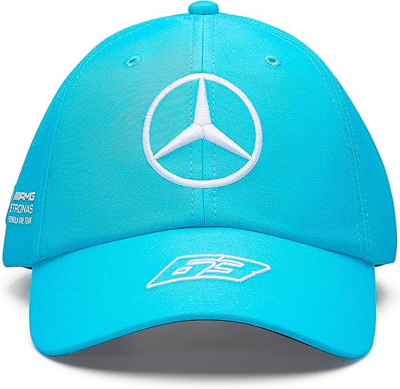 Mercedes AMG Petronas Formula One Team - 2023 George Russell Driver Hat - Blue - Unisex - Size: One Size