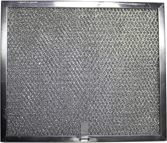 Replacement Aluminum Range Hood Filter Compatible with Broan 97005683, 97007894, 99010152, 97017455, S97017455, 990721040B, 90721002A, BPRPFA 9-7/8 x 11-11/16 x 3/8 1-Pack