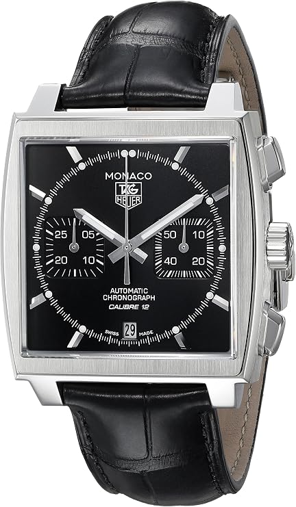 TAG Heuer Men's CAW2110.FC6177 Monaco Calibre 12 Automatic Chronograph Watch