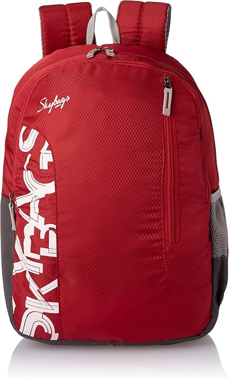 Skybags Brat Unisex Daypack Backpack, Red, One Size