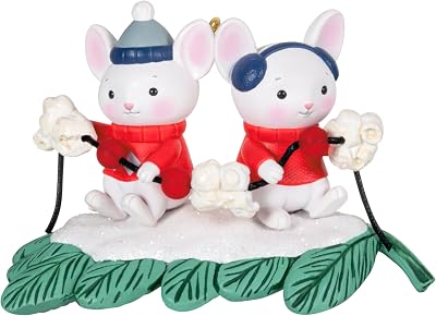 Hallmark Keepsake Christmas Ornament 2024, Merry Mice With Popcorn Garland, Family Gifts