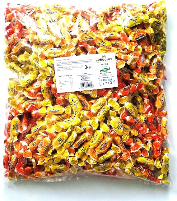 "Spicchi" Citrus Wedge Candy (6.6 lb. Bulk Bag)