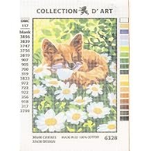 RTO Collection D'art Needlepoint Printed Tapestry Canvas 22X30cm-Fox