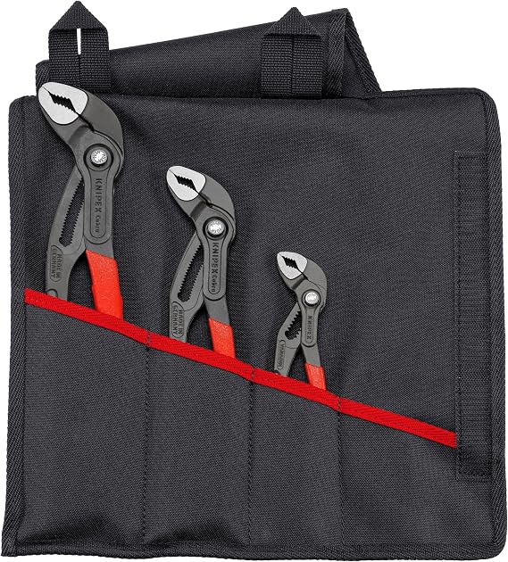 KNIPEX Tools 00 19 55 S9 3 Pc Cobra Set in Tool Roll