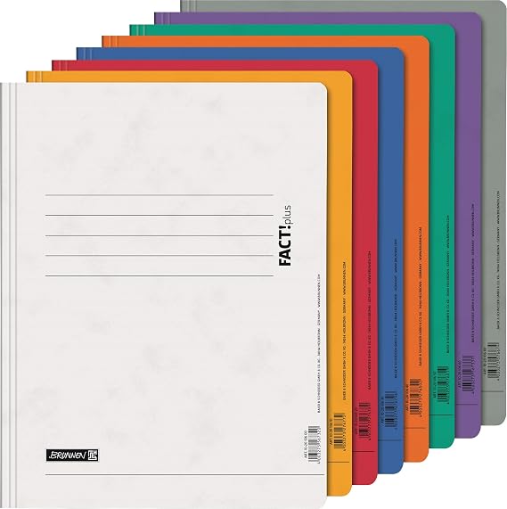 BRUNNEN Fact!plus File Folders Set of 8 A4